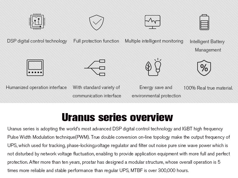  10kVA 3 фазы онлайн 3/1 Низкой Частоты Промышленный UPS питания с