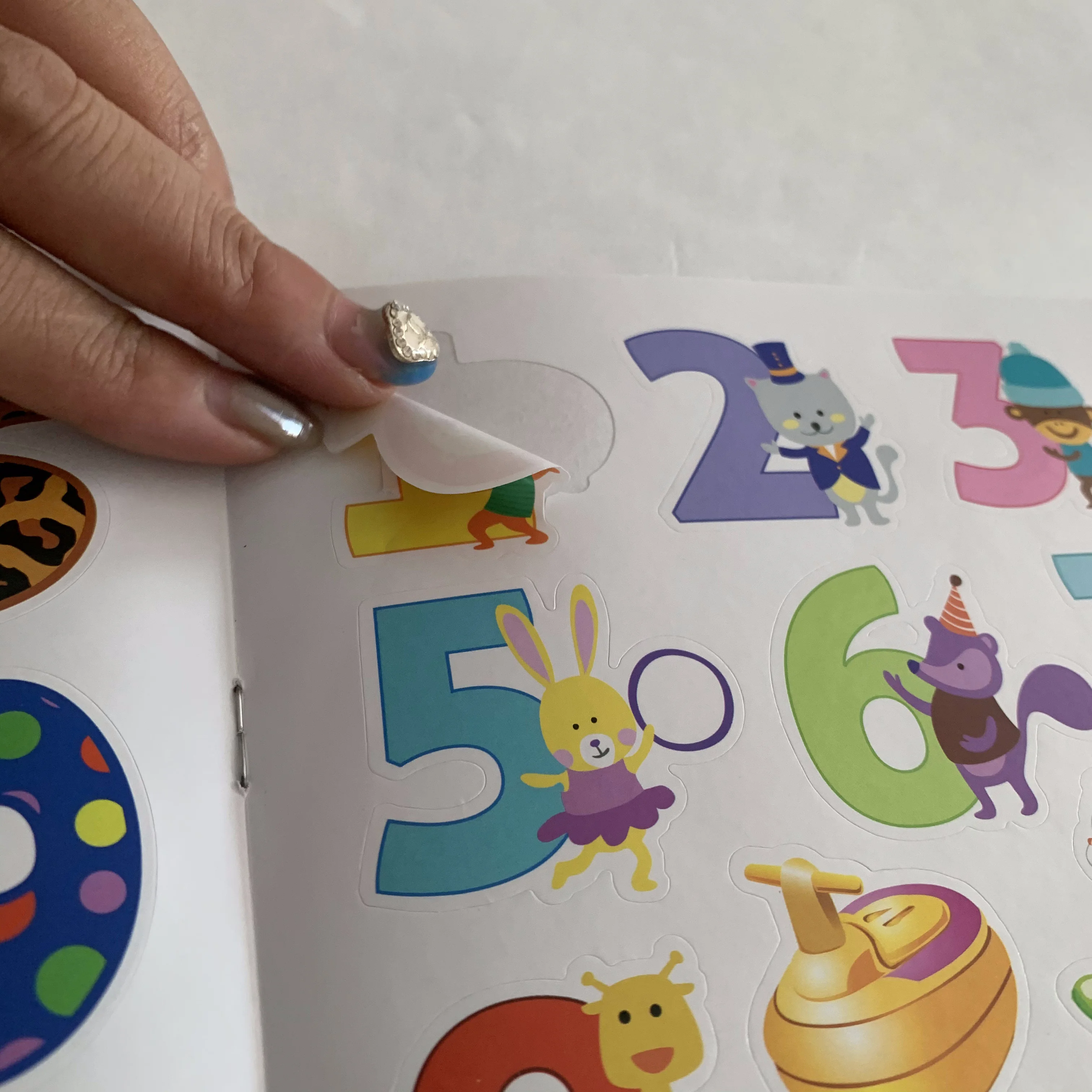 Wholesale Custom Educational Coloring Drawing Activity For Preschooler Kids Children Printing Cartoon Sticker Book