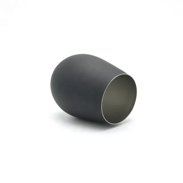 18oz Matte Black Color Moscow Mule Egg Shaped Drinks Coffee Beer Cocktail Vodka Mint Julep Ginger Tea Mug Cup