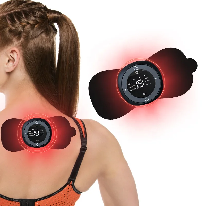 Wholesale portable warm palace belt uterus massage therapy pad womb neck shoulder leg upper back cramps pain relief patch