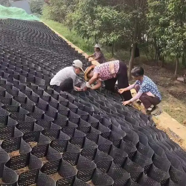 Hdpe Geocell подъездная дорожка гравийный пластиковый захват укладчик сетка защита наклона парковочная площадка стабилизатор дорожной