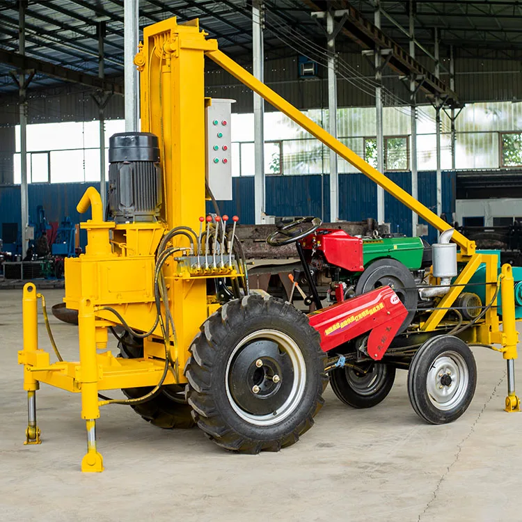 High speed drilling water well machine mobile deep well drilling rigs for sale