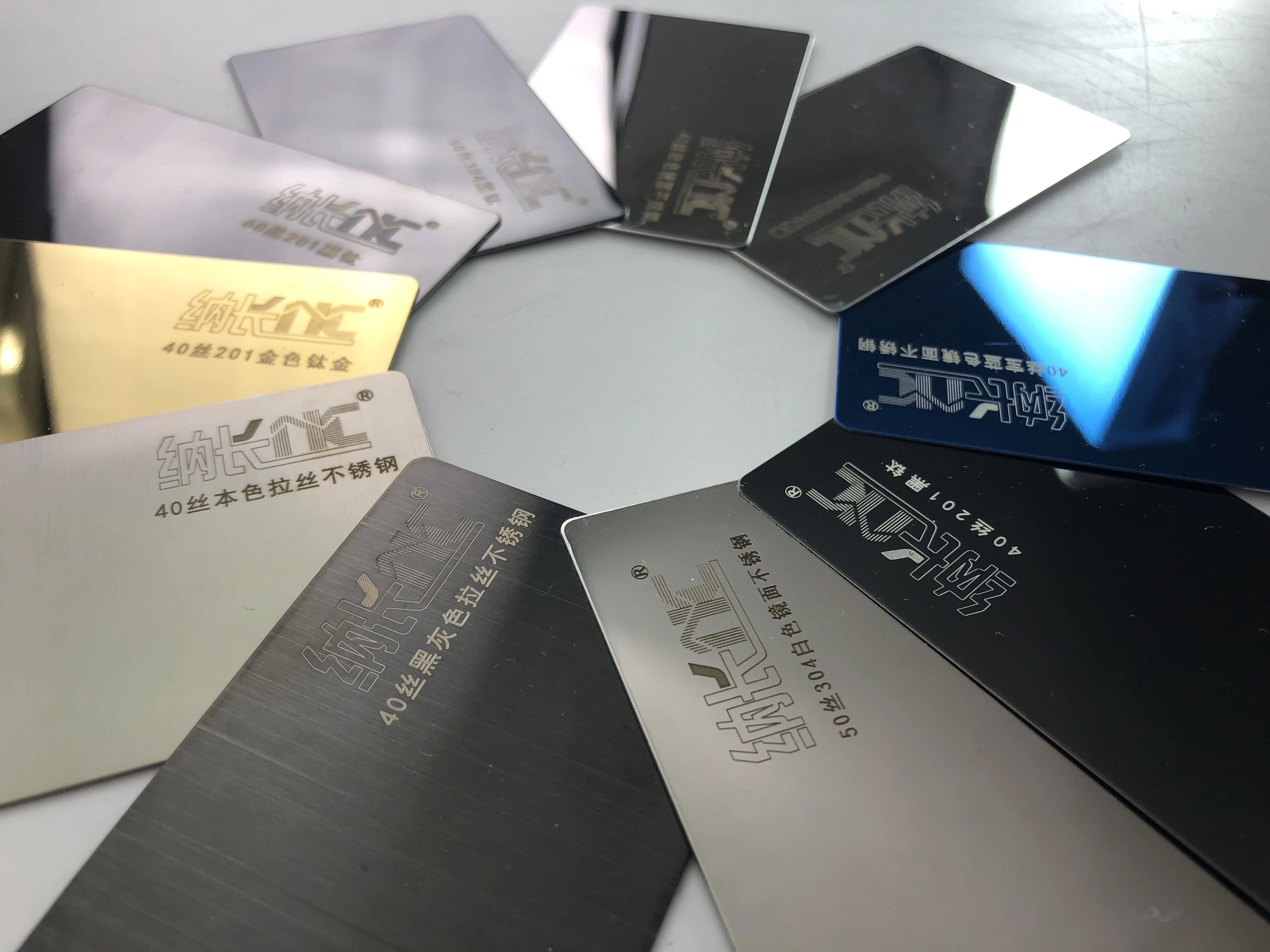 Business Card Sublimation Blank Metal Factory Wholesale High Quality Customized Medal 2 Color Machine Nameplate Cutting Support