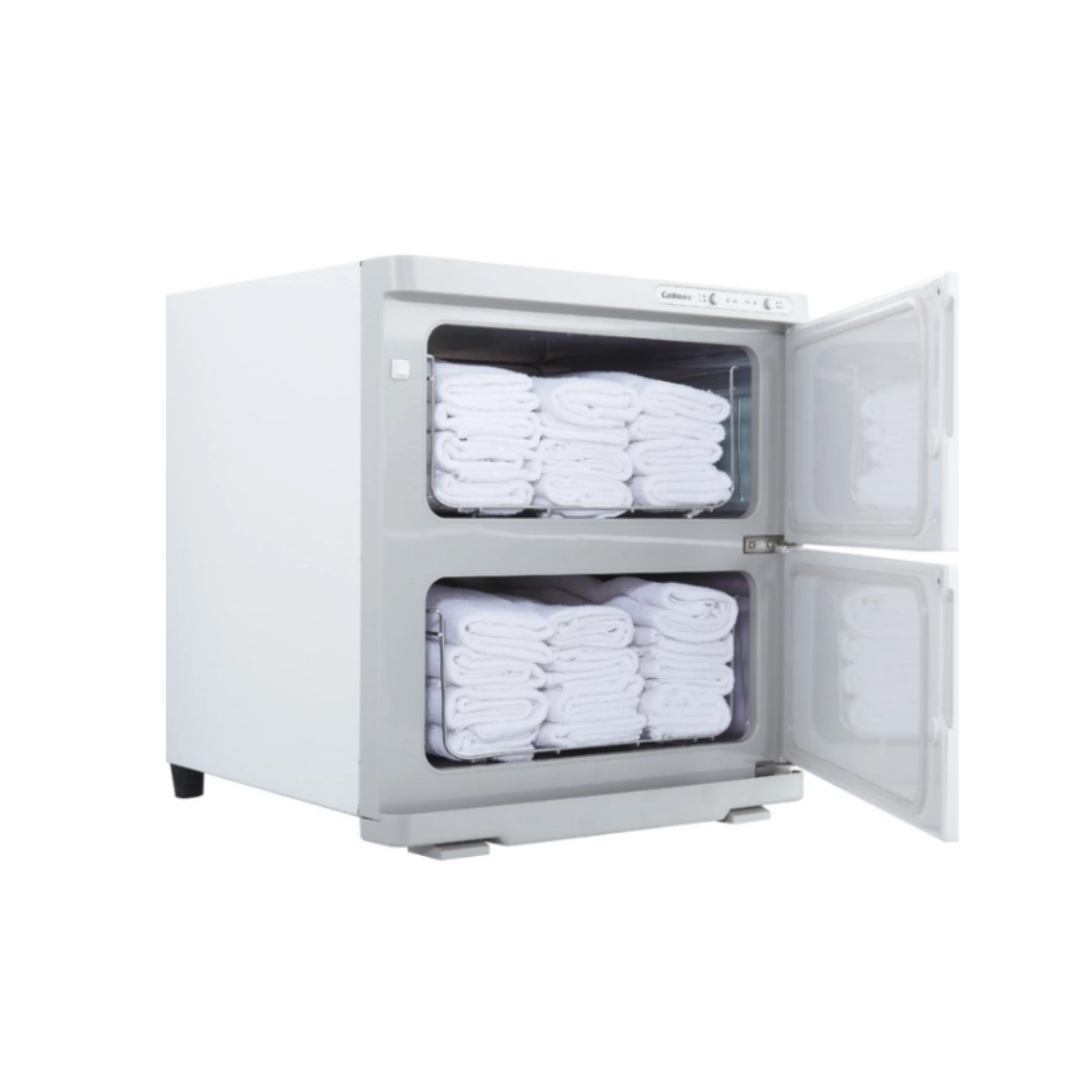 Professional UV Light Disinfection Double Layer Hot Towel Warmer Cabinet