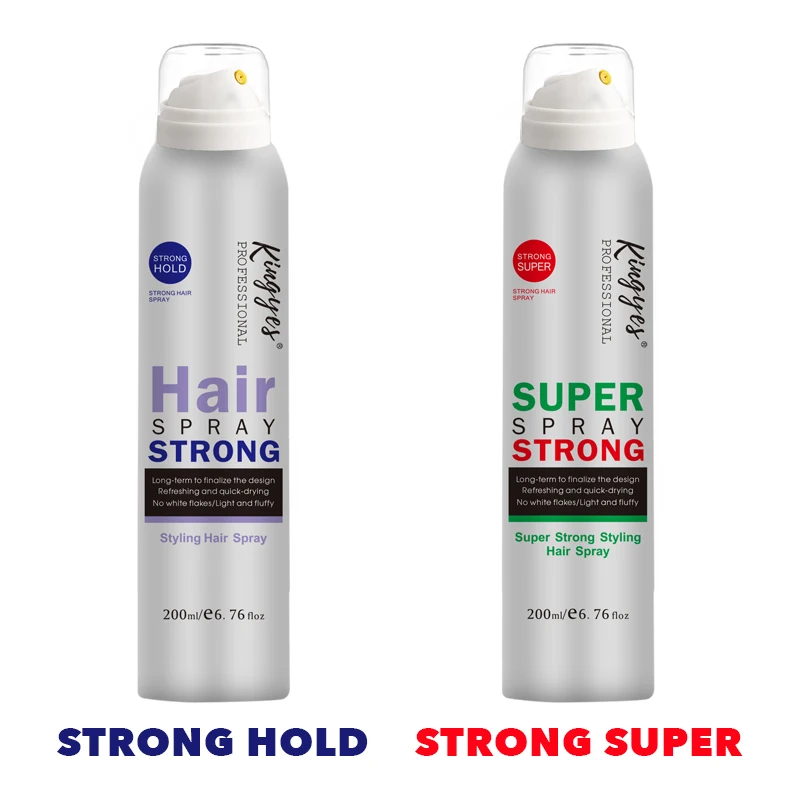 Private Label Strong Hold Hair Spray Wholesale Professional Hair Styling Spray Strong Hold For Salon Hairdressing