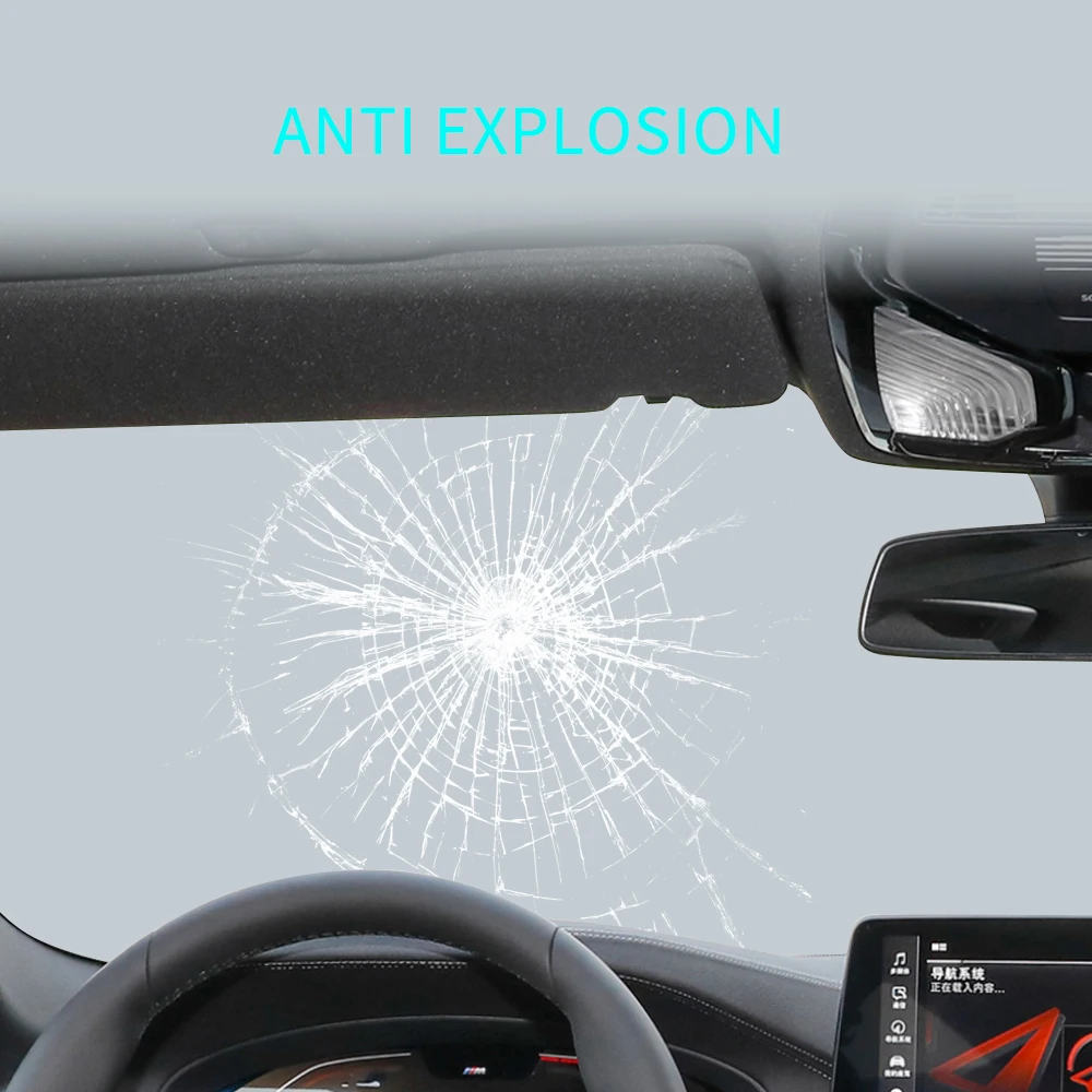 Clearplex 4mil Windshield Protection Film Anti Shatter Glass Safety Security Car Window Glass Armor Film SunTek