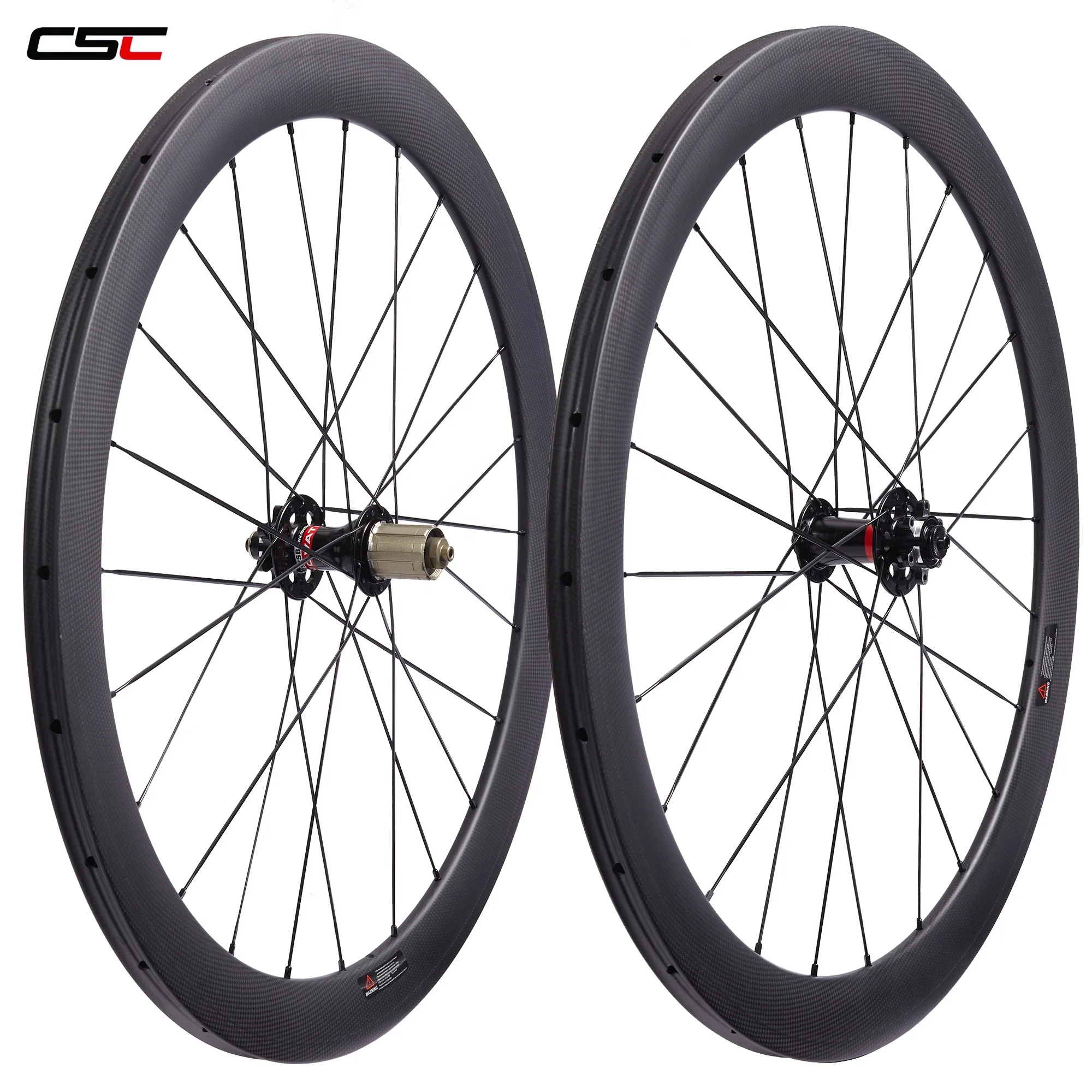 12mm 15mm /12*142mm Thru Axle or QR Disc Brake wheels 50mm 23mm width V Shape Tubular Carbon Road Cyclocross Wheelset