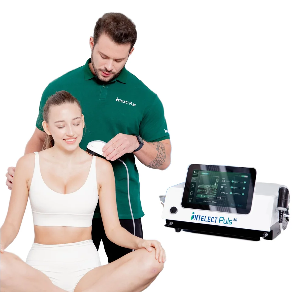 Professional Pneumatic Shockwave Therapy Machine Ed Foused Shock Wave Equipment for Leg Pain Relief Body Treatment