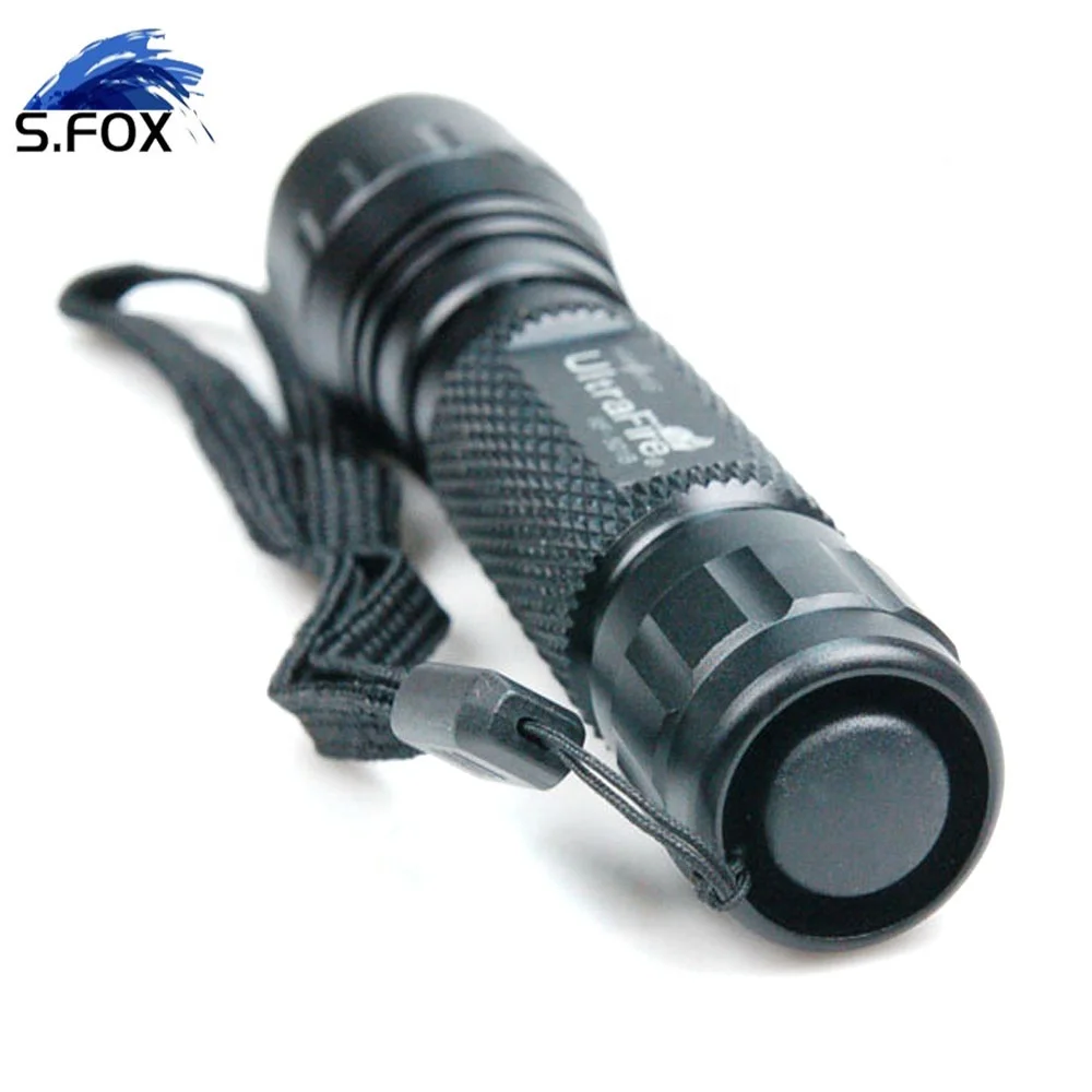 
501B Waterproof Ultrafire Flashlight High Power Ultrafire C2 Steel Head Ultrafire Flashlight 