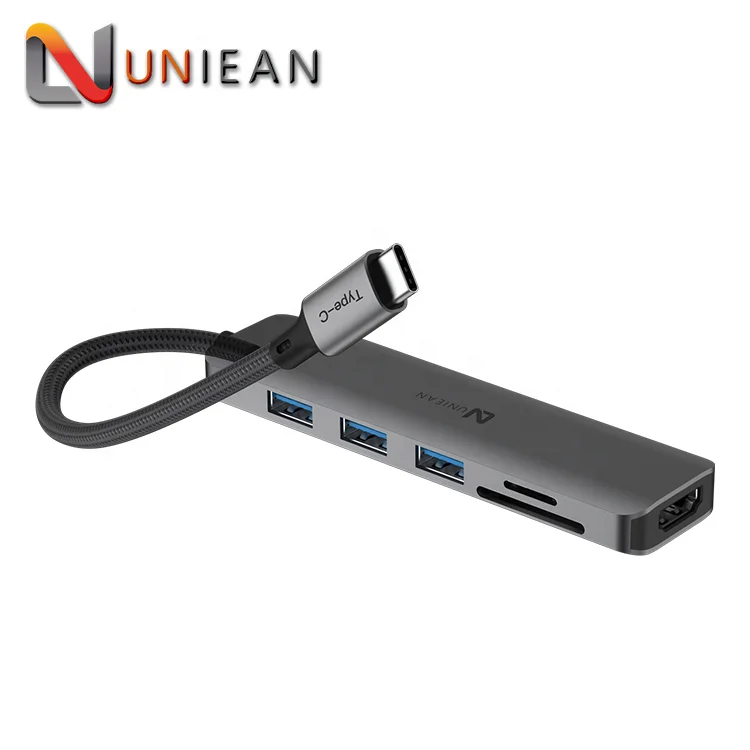 Universal Docking Station USB 7 Port 7 in 1 USB Type C HUB 3.0 for Macbook