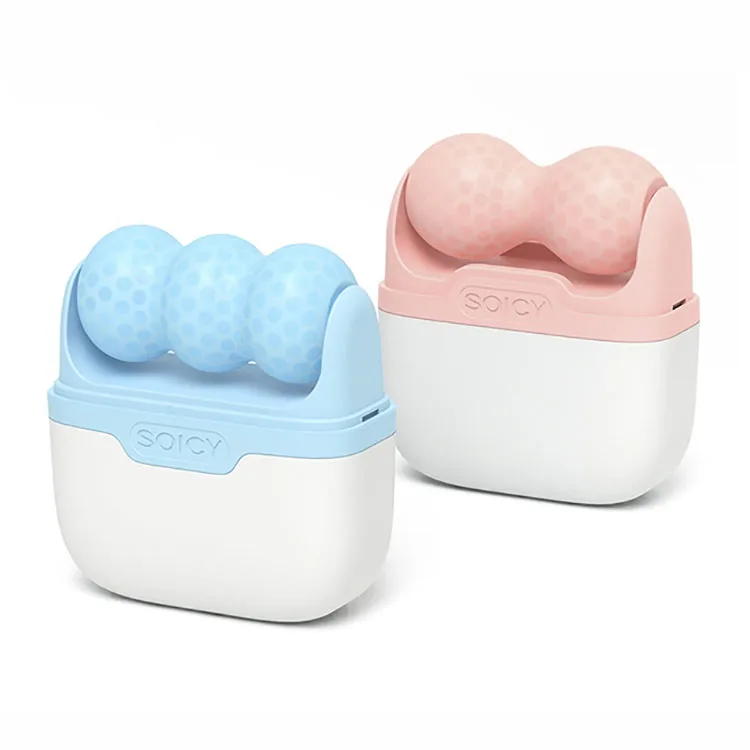 Portable Double Skincare Facial Ice Massage Roller Cold Compress Instrument Facial Beauty Equipment Anti-Puffiness Ice Roller