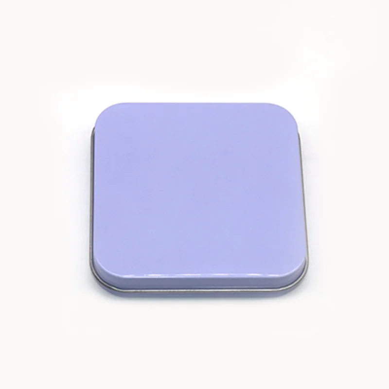 Custom Logo Free Samples Custom Mini Small Square Metal Tin Box Packaging Tin Can With Lid