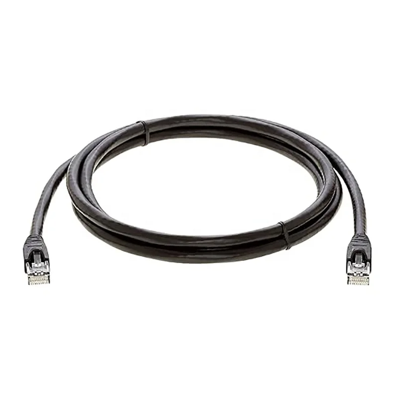 Black CAT 6 Gigabit Ethernet Wire -650MHz 100W Cable Patch Cat 6a 1.5 Meter F-UTP Cat 6a 23awg