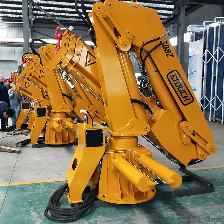 Hot Sale Made in China Factory Max Lifting Capacity 5ton Hydraulic Marine Crane