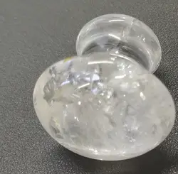 Spa Relaxing Meditation White Crystal Jade Quartz Massager Tool Mushroom Shaped Guasha Scraping Board