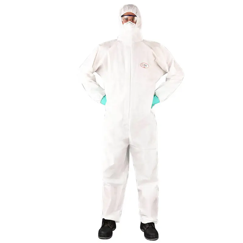 Dust  protection white disposable coverall non woven protective coveralls insulated nomex coverall