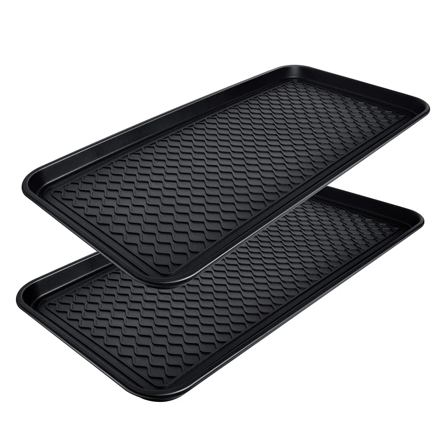 All Purpose Boot Mat for Entryway Pet Food Tray Floor Protection, Waterproof Large Shoe Tray