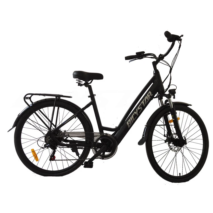Wholesale Unisex Fashion Electric City Bike/White Electric Bicycle/26 inch light weight City EBike/other electric bicycle
