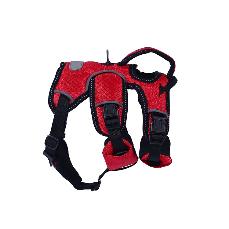 Dog breast mesh leash medium size large dog reflective mesh pet chain walk puppy rope collar vest