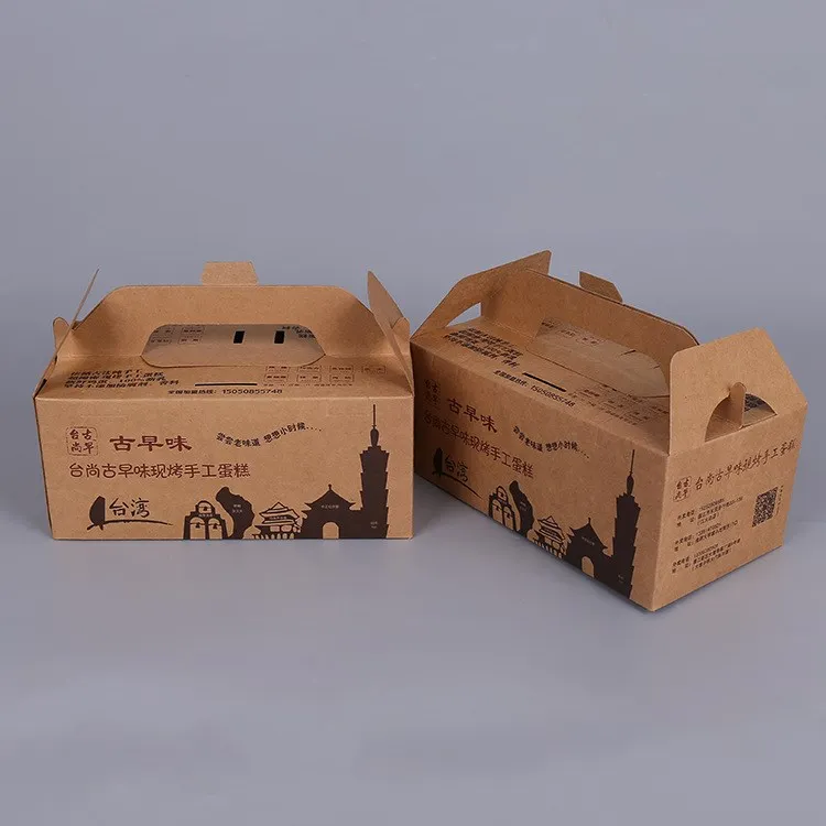 Custom sushi take away box with handle  delivery boxes