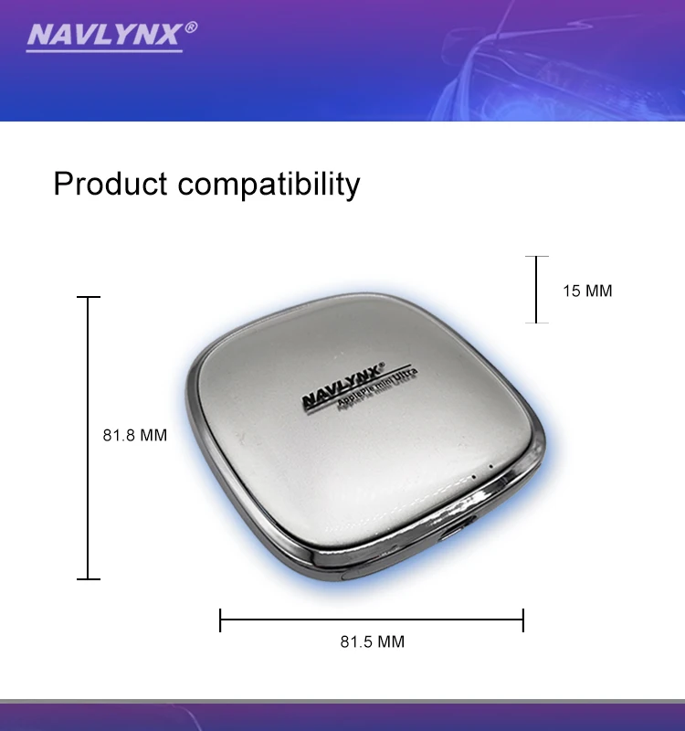 NAVLYNX aplepie Mini Ultra Carplay Ai Box Car Magic Streaming универсальный модуль USB Dongle адаптер беспроводной Android Auto