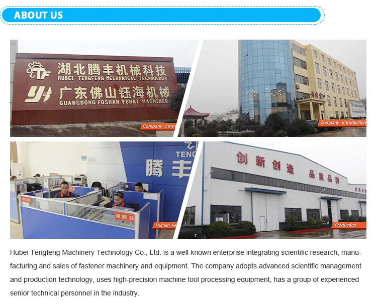 Non standard M8 M10 six station nut former 14B 17B bolts nuts making machine factory in China