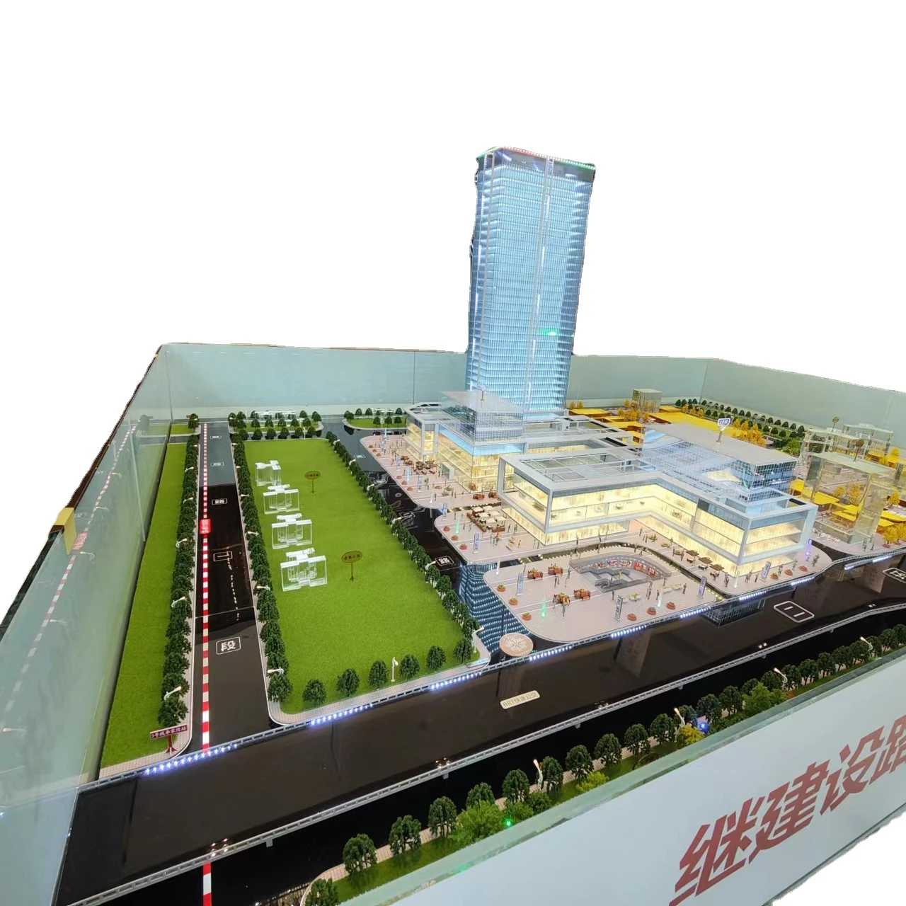 Масштабная модель архитектурного здания/Миниатюрная модель здания