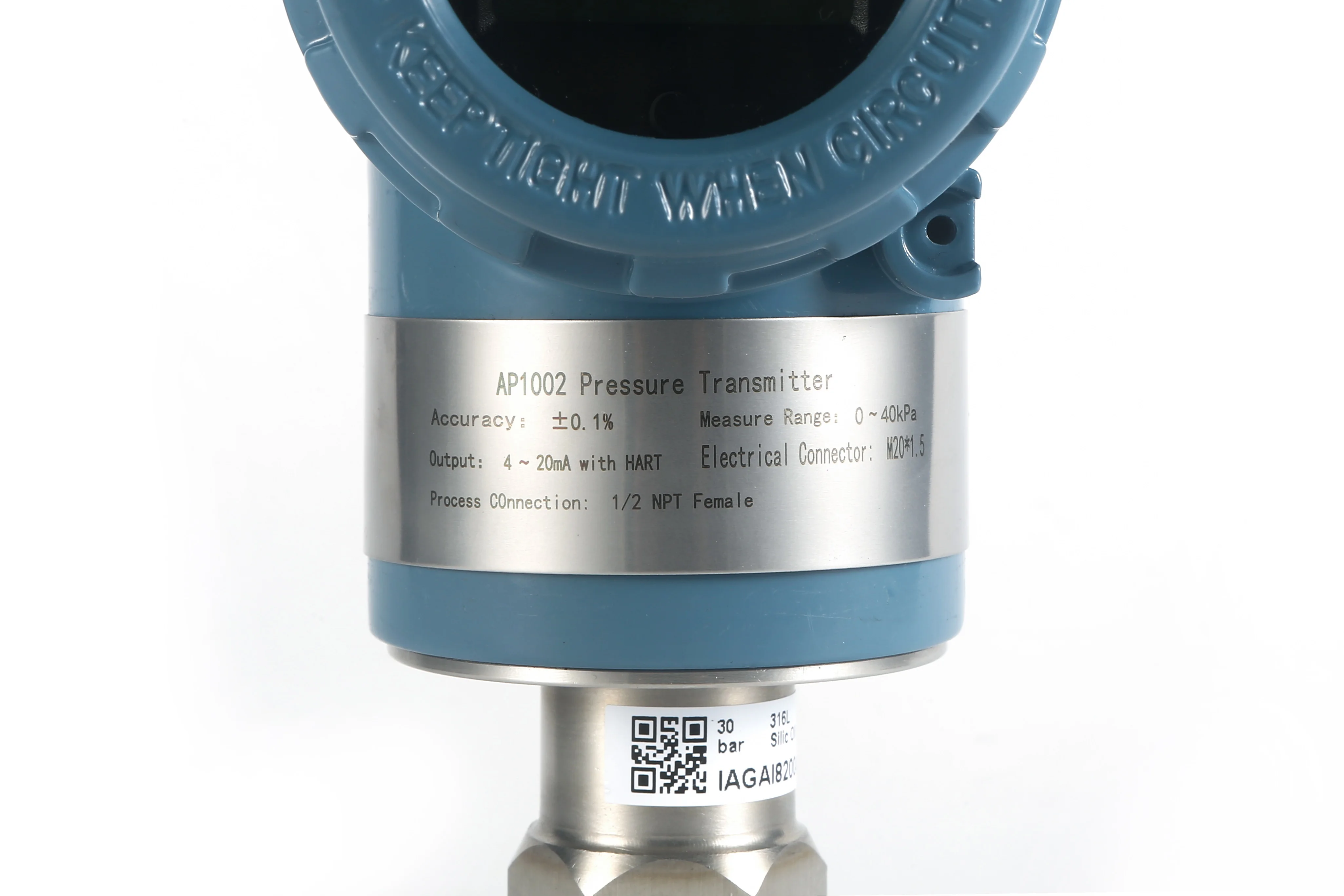 Pressure gauge digital transmitter with display, competitive price compact pressure transmitter