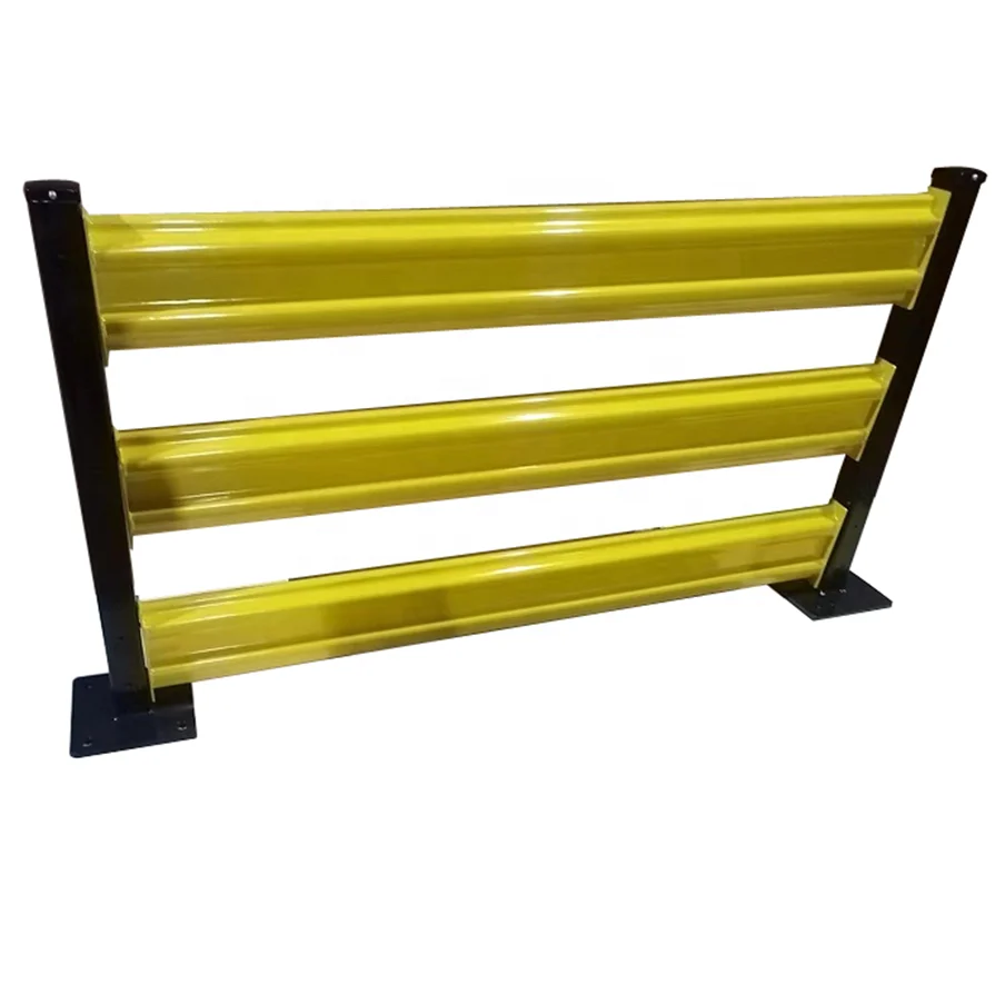 Double Wave Protective Beam Warehouse Equipment Guard Rail Metal for Industrial Traffic Safety Barrier Guardrail