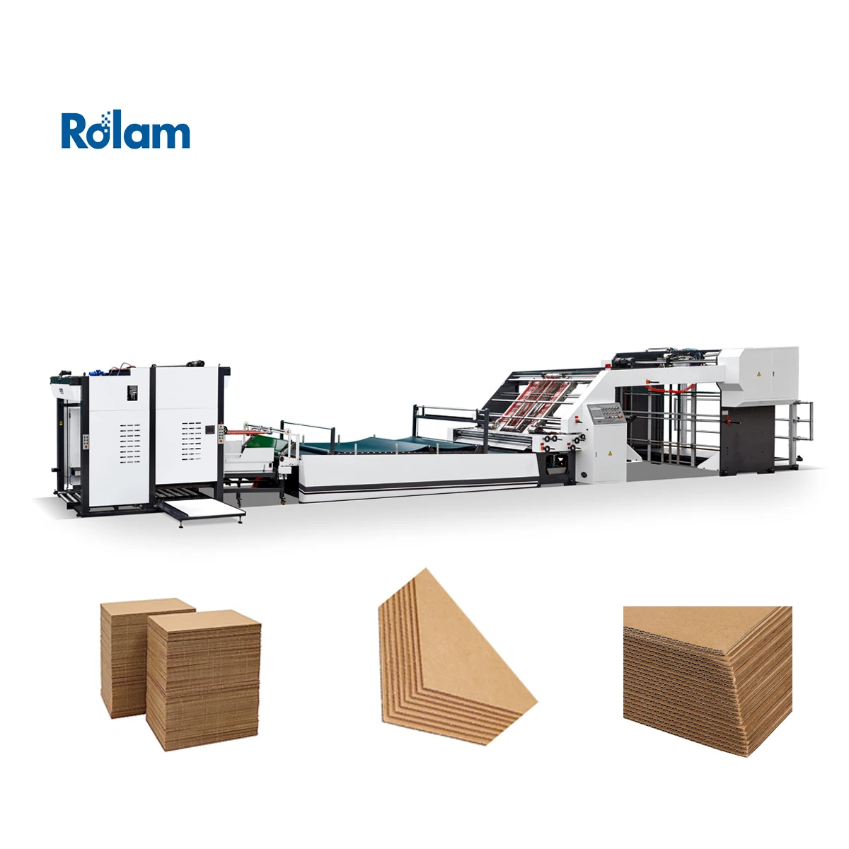 Rolam 1450HS Automatic Flute Laminating Machine High Speed Paper Card Board Lamination Machinery