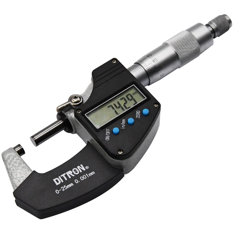 Micrometer Exterior Digital 0-25mm 25-50mm 50-75mm 75-100mm digital display micrometer Digimatic Outside Micrometer Metrology
