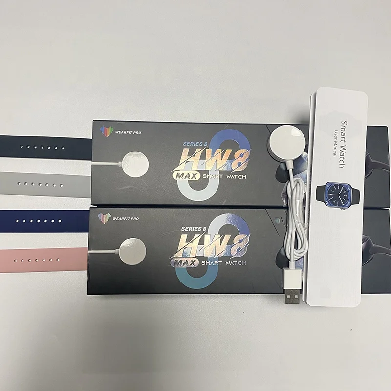 2022 The Latest Smart Watch HW8 Max Series 8 1.99 Inch Screen NFC Sport Fitness reloj inteligente  Watch 8 HW8MAX