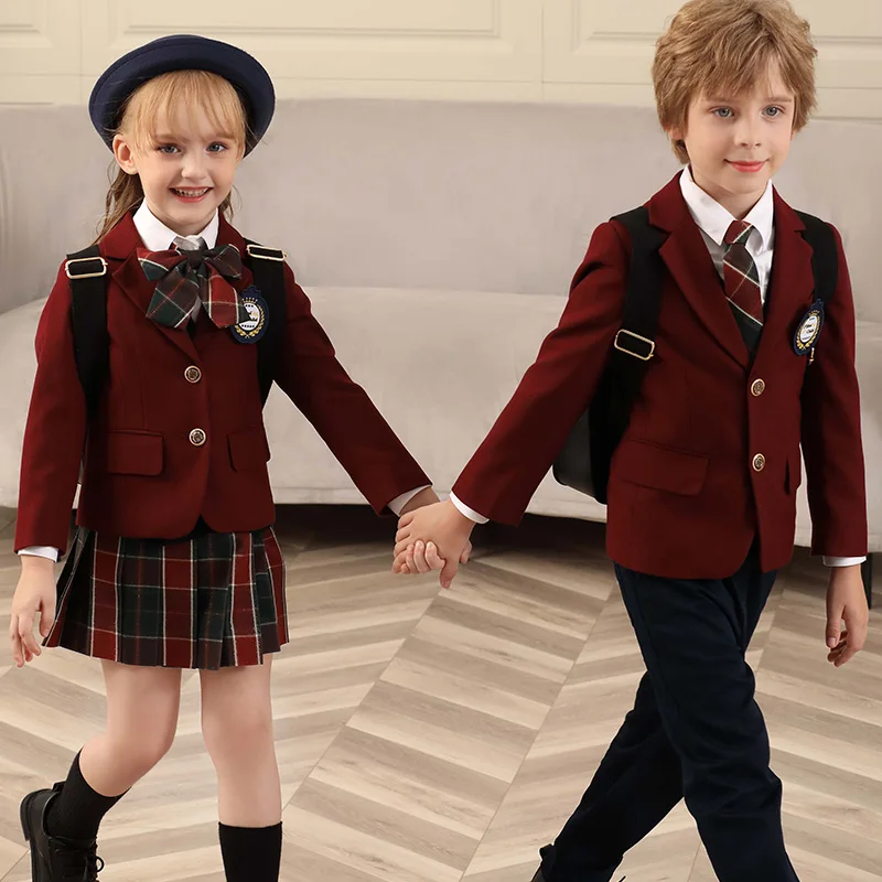Professional School Uniform Manufacturer Custom Logo and Designs Unisex School Uniform jacket Blazer