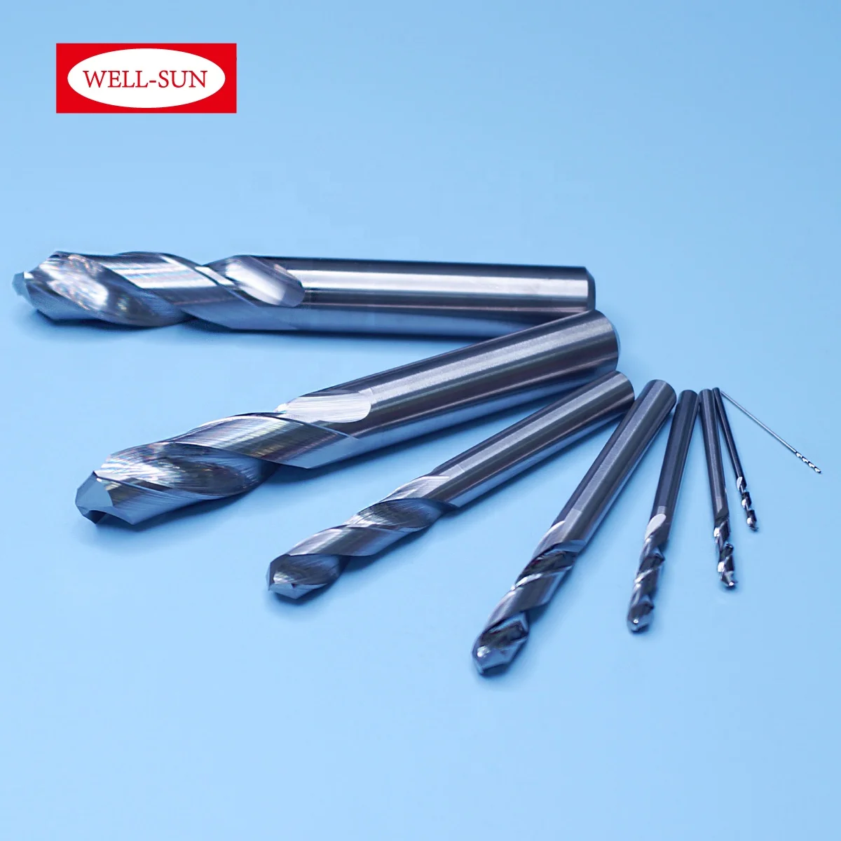 DIN6539-9.2  High  feed  rate and  good  chip  evacuation   Solid Carbide Straight Shank Drills  Solid  carbide drill