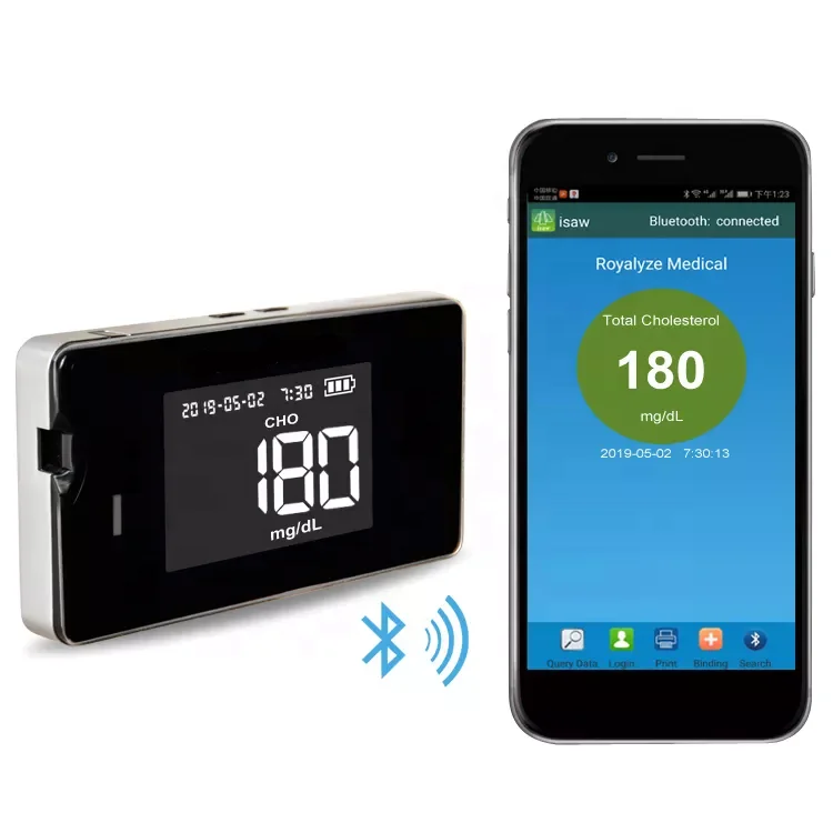 High Quality Home Portable self-test Lipid Profile Meter Blood For Cholesterol Testing Machine Equipment Cholesterol Test Kit