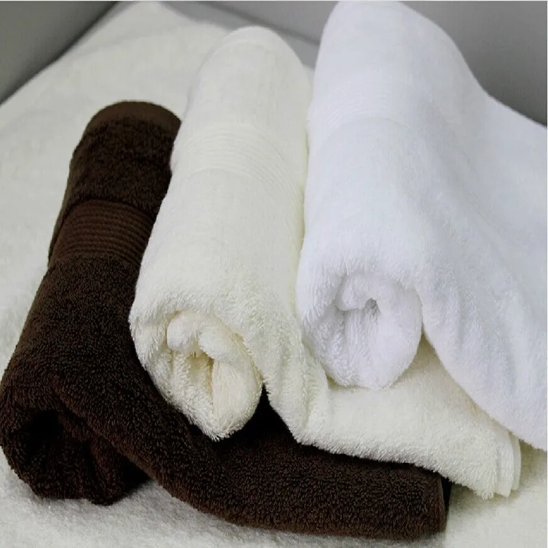 Пляжный отель банное полотенце набор с вышивкой Логотип отель белый хлопок махровые банные полотенца