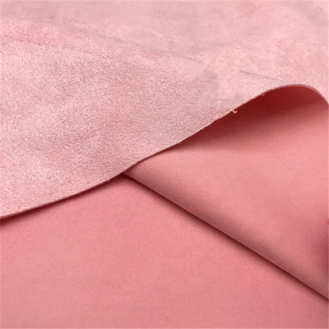 wholesale 100% micric  garment sofa hometextile shoes pillow fabric suede microfiber peach skin Upholstery