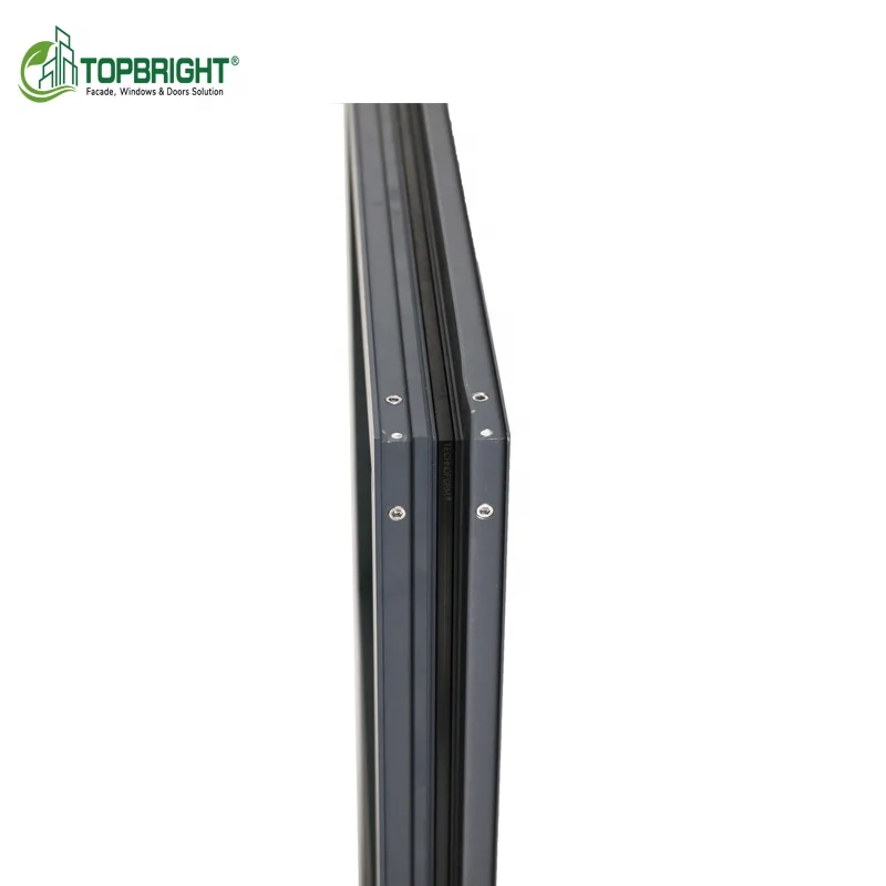 Commercial sound proof doubl glaze basement windows climate control PTAC glass windows system
