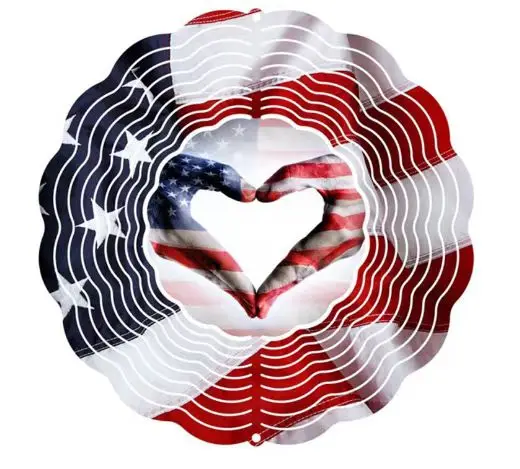 sublimation blank wind spinner 10 inches in different designs double side 1mm alu sheet