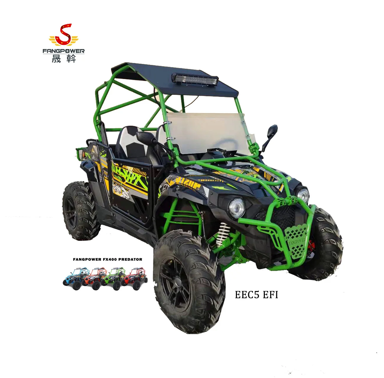 Four  Wheeler Cheap Off Road 2 Seat Sport 400cc Quad bikes UTVS 4X4 for sale