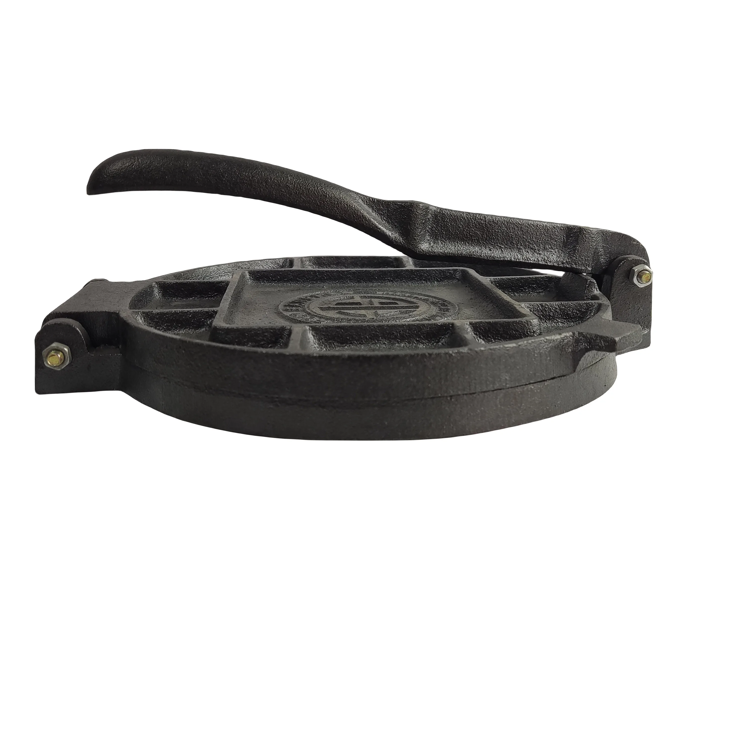Pre-seasoned cast iron corn tortilla press bread machine cake compressor cast iron tortilla press