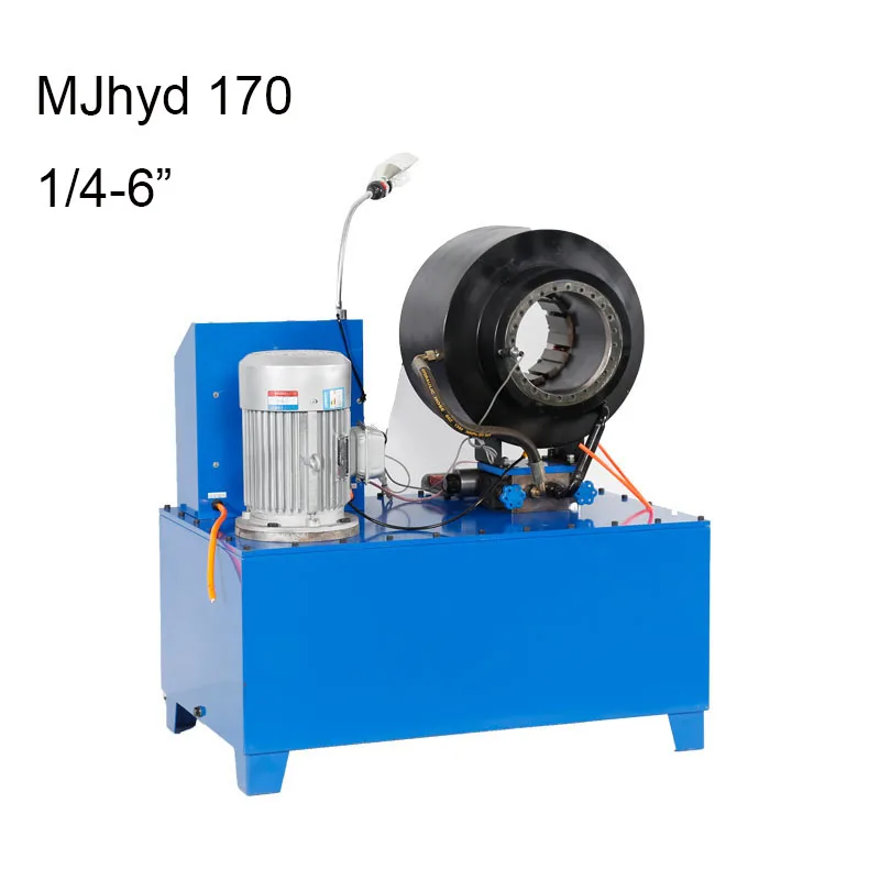 6 Inch DX68 DX76 DX69 Wtih Sreen Uniflex F1nn Power Hose Crimping Machine Press Hose Tool Machine