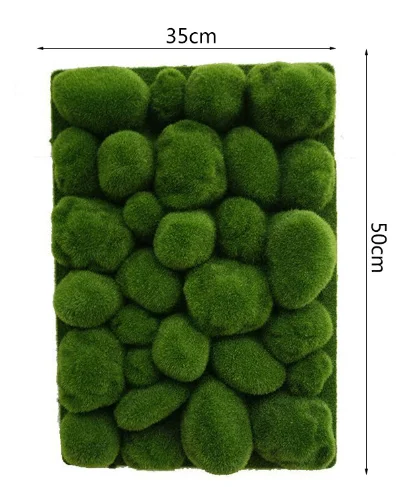 Hot sale Artificial Stone Moss Green Grass Wall For Decoration