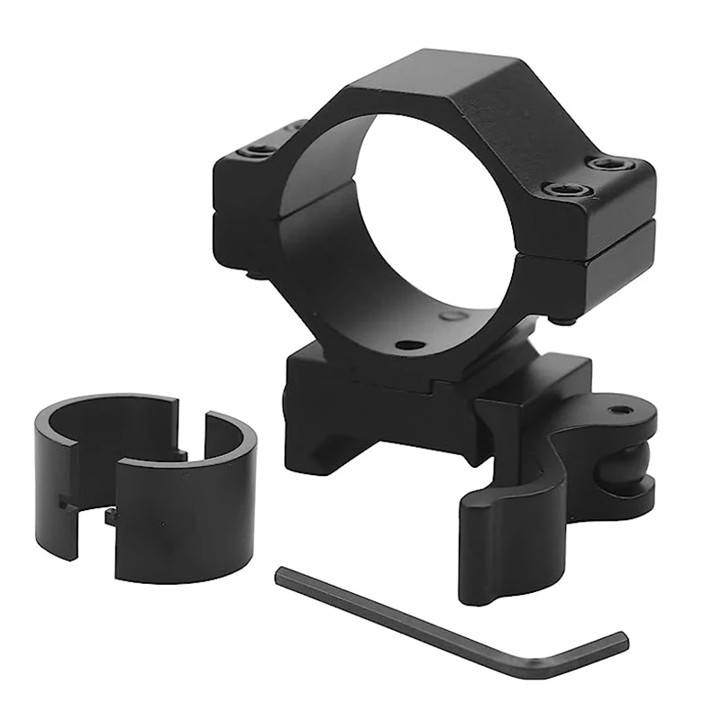 25.4mm 30mm Low Profile Quick Detach QD Ring Mount Flashlight Laser Bracket Outdoor Hunting