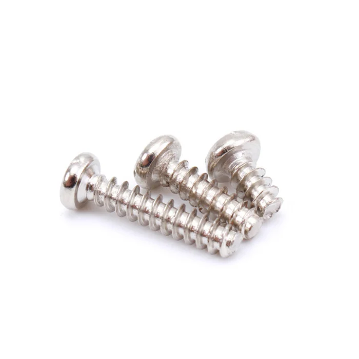 2022 NEW Stainless Steel  Pan Head Flat Cutting Thread Tail Self Tapping PT Screw for Plastic
