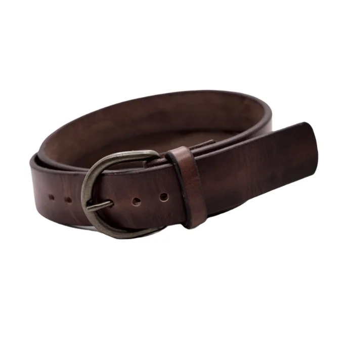Customized Design Genuine Leather Pin Buckle Casual Belt For Men Wholesale Price Export Oriented From Bangladesh