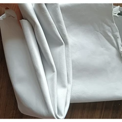 Custom design good quality goat skin white color leather fabric for gloves
