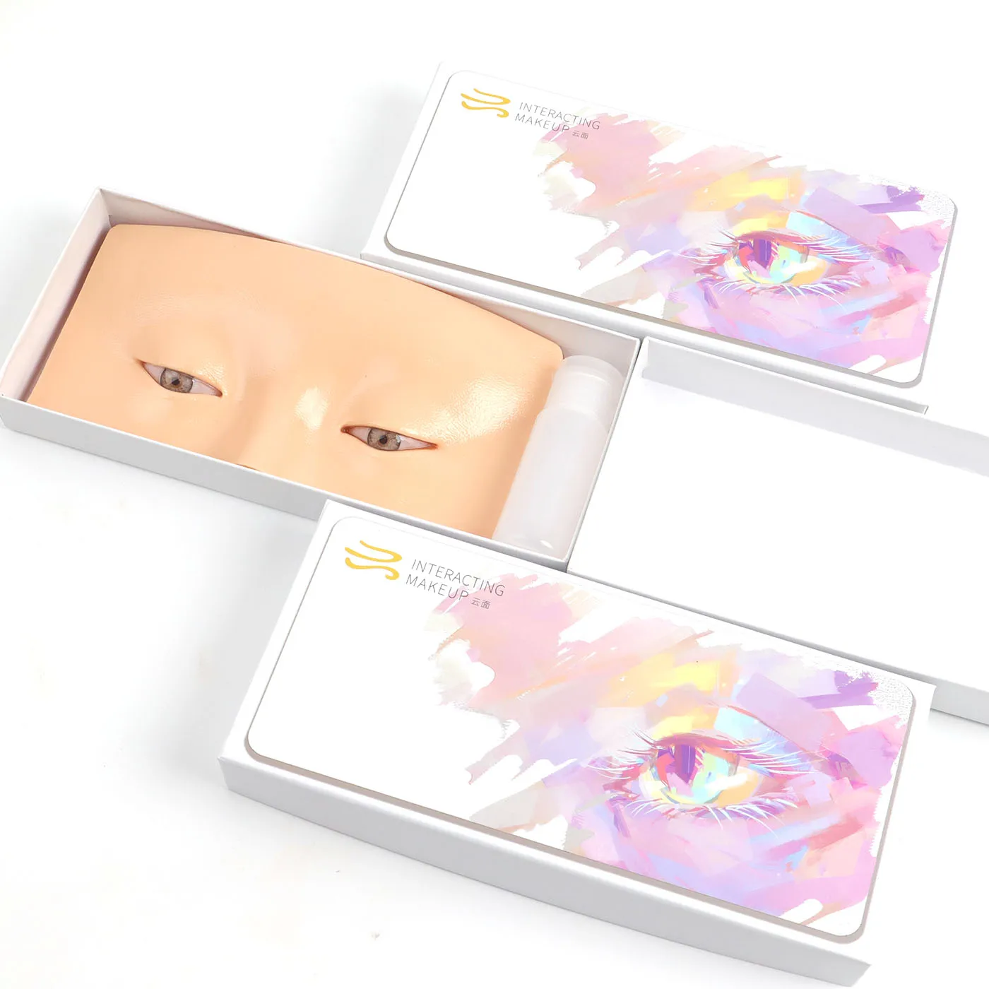 Makeup Training Mannequin Face 5d Silicone Makeup Practice Face Board for Make Up Beginner Training