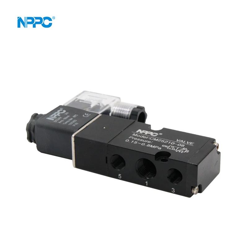 5/2 Way Single-head Namur type Solenoid Valve CM25210-08 China manufacture factory