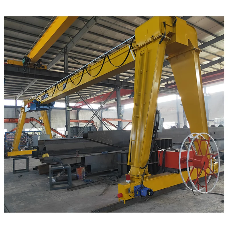 MH type universal 15ton electric hoist single beam gantry crane